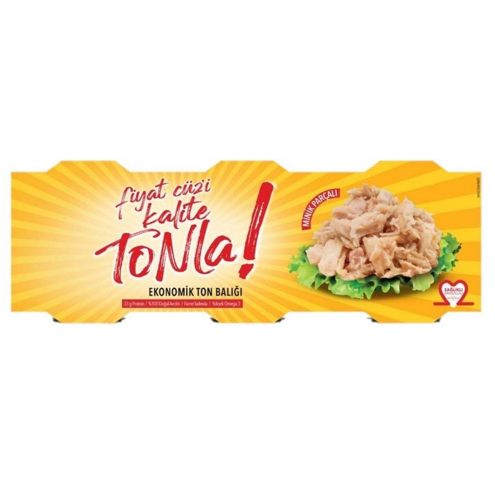 Kalite Tonla Füme Aromalı Ton Balığı 3x75 Gr