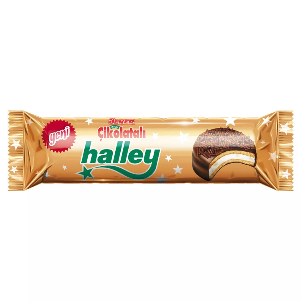Ülker Halley Mini Çikolata Kaplı Bisküvi 66 gr