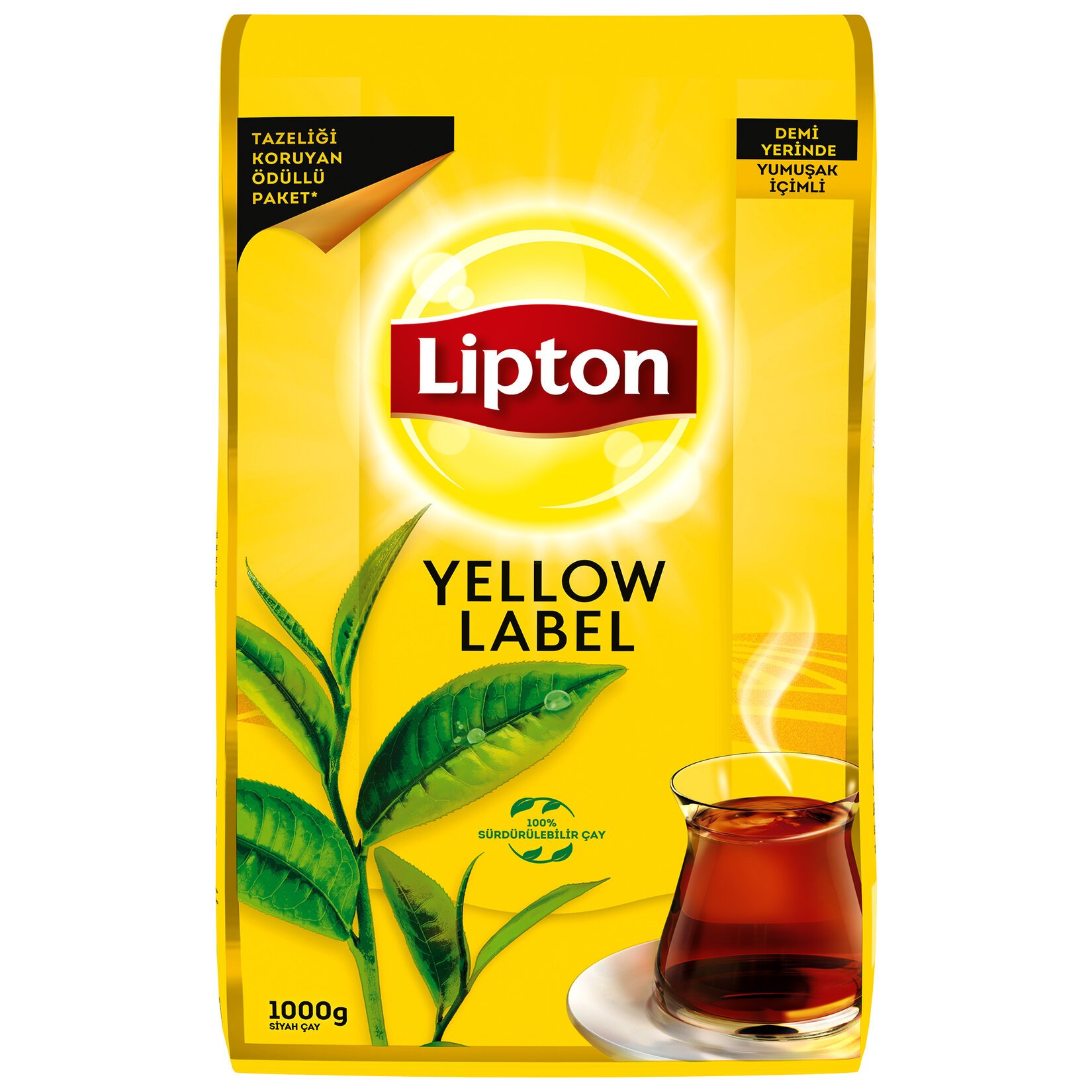 Lipton Yellow Label 1000 gr Siyah Çay 