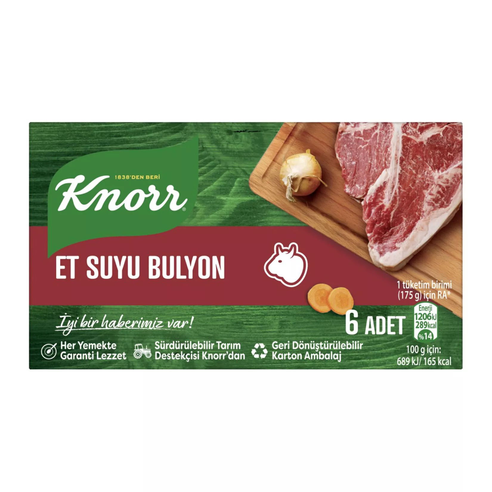 Knorr Et Suyu Bulyon 6 lı 60 gr