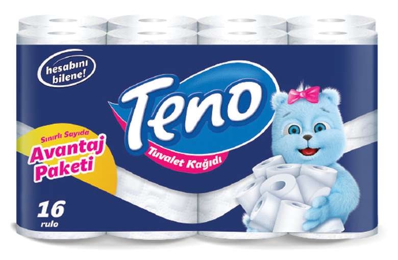 Teno 16 lı Tuvalet Kağıdı 2 Kat 
