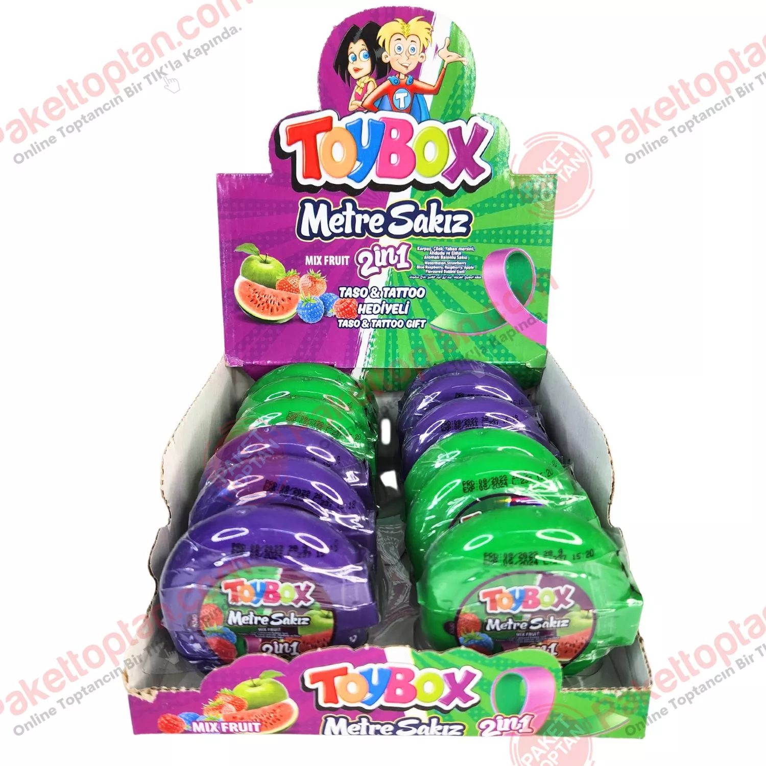 Toybox Metre Sakız 2in1 Mix Fruit