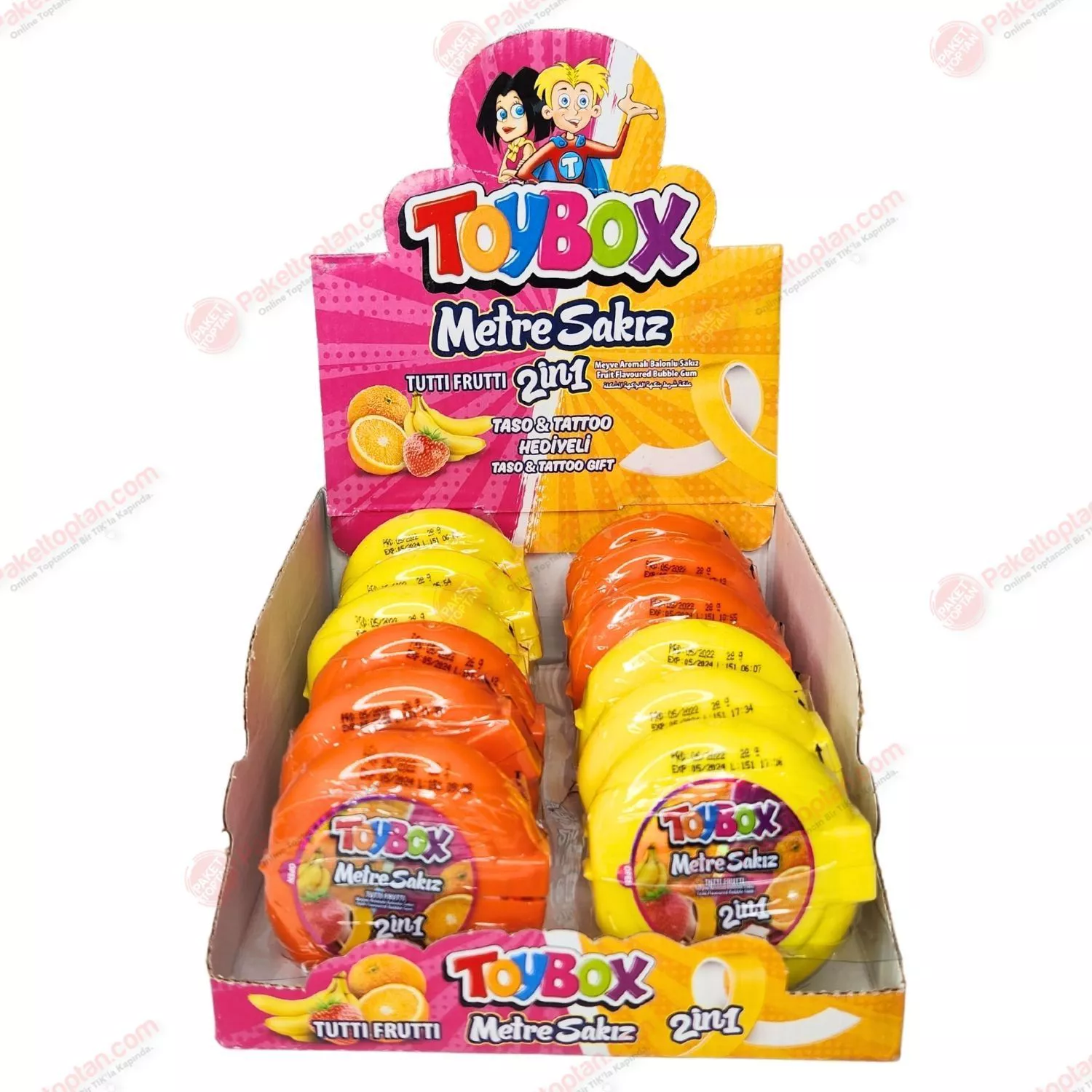 Toybox Metre Sakız 2in1 Tutti Frutti