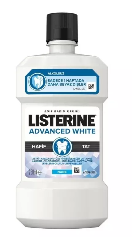 Listerine 250 Ml Advanced White Hafif Tat Ağız Bakım