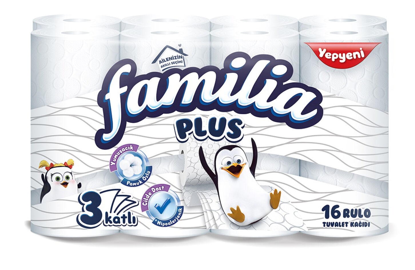 Familia Plus Natural 16 lı Tuvalet Kağıdı 