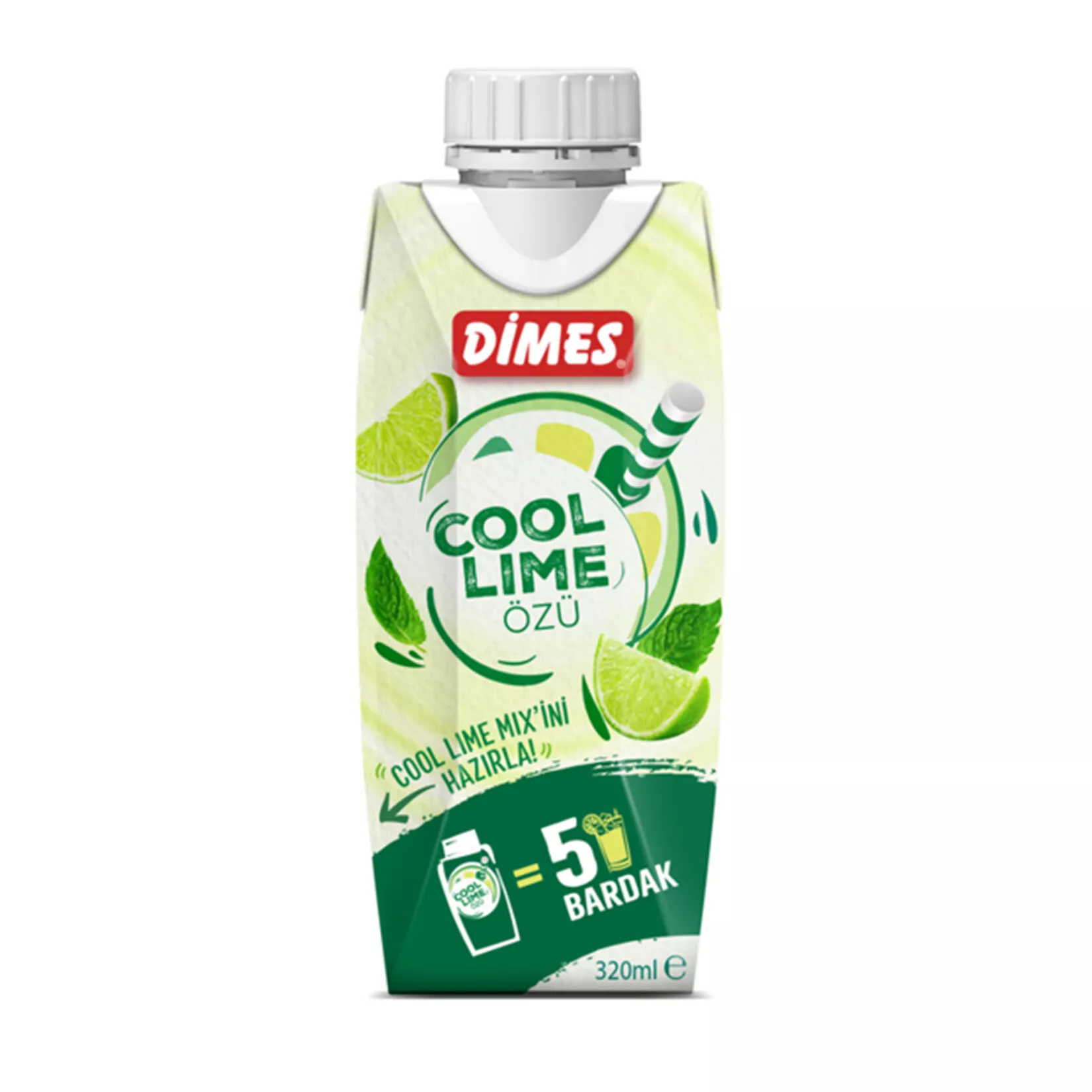 Dimes Cool Lime Özü 310 Ml