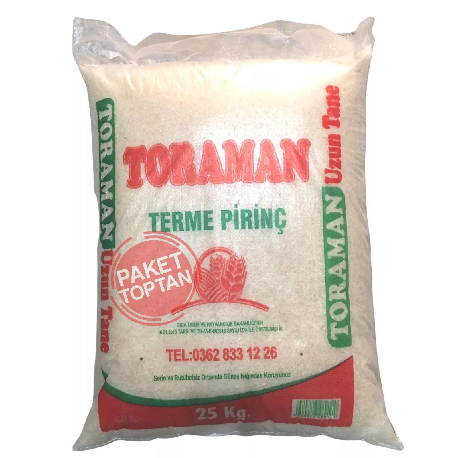 Toraman 25 kg Pirinç Uzuntane