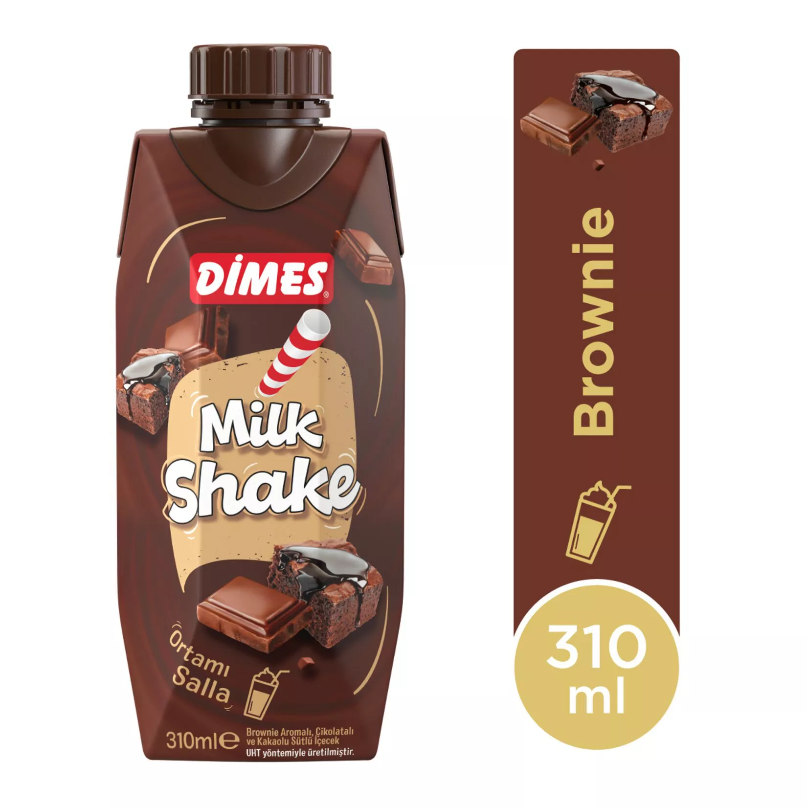 Dimes 310 Ml Milk Shake Brownie