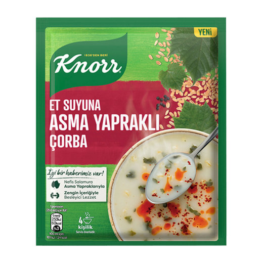 Knorr Çorba Et Suyu Asma Yapraklı
